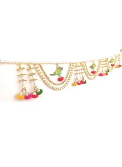 CREYENTES Creyentes Torans for Entrance Door Torans for Entrance Main Door for Stylish Decoration Hangings Home Diwali Decoration Bandarban Dwar 3 Feet CS_ 3Zula_Parrot_TORAN  - Image 1