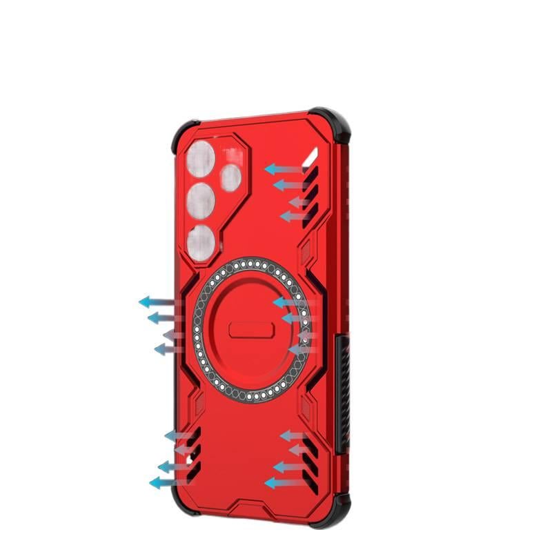 MagSafe Case | Drop Protection | Purple TPU+PC | Shockproof Cover for Samsung Galaxy A55 - Image 4