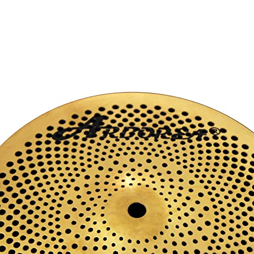 Arborea Low Volume Splash Cymbal 10 inches Golden Mute Practice Splash Cymbal For Drum Set - Image 4