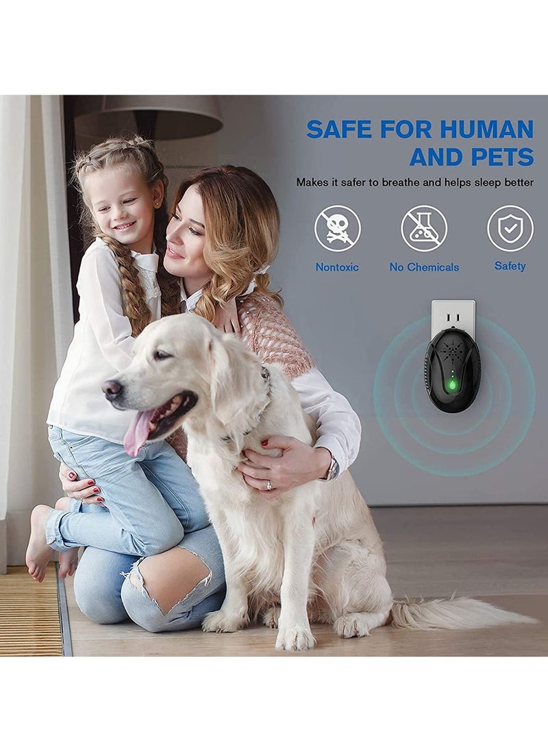 KASTWAVE Ultrasonic Pest Repeller, Safe for Children Pets, Plug-in Ultrasonic Pest Repellent, Electronic Insect Repellent, Safe and Non-toxic, Can Repel Fleas Bugs Roaches Mosquitoes Mice Insects Ants Spiders  - Image 2