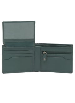 Genuine  Leather RFID Two Fold Green Wallet Men - pzsku/Z5727985D436960B297EBZ/45/_/1716715759/f25caa4a-51af-4592-965c-9c7f449cee6e