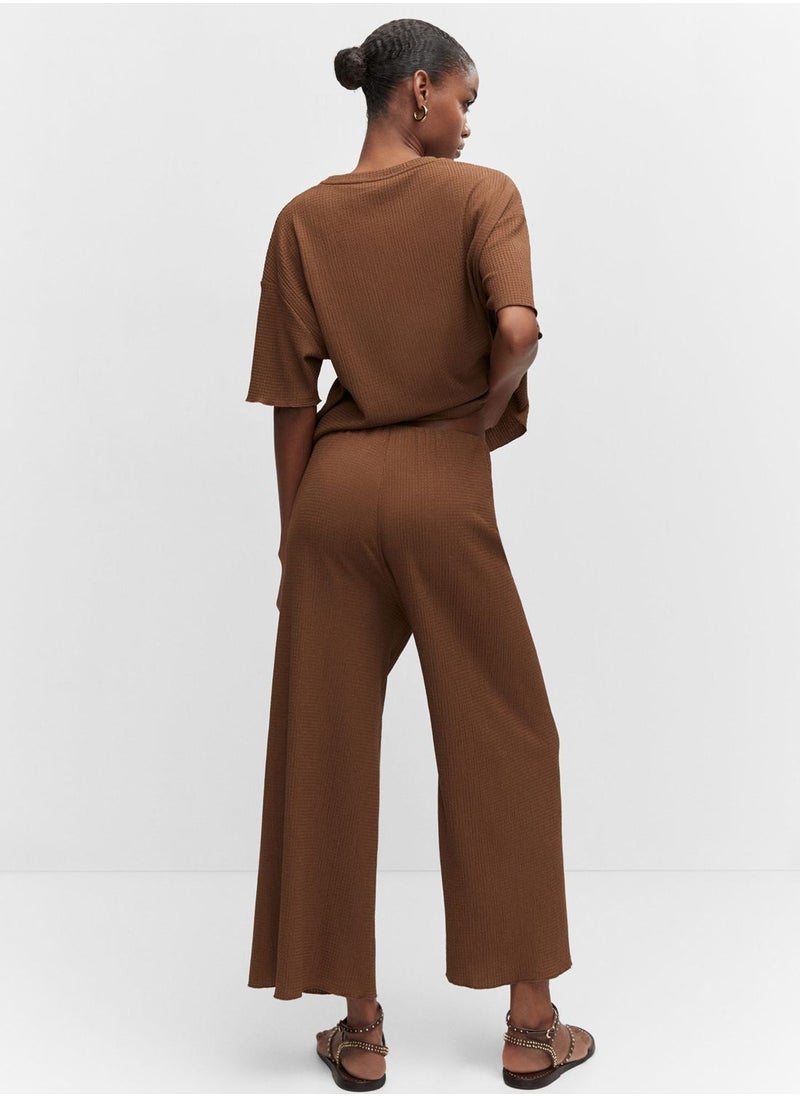 MANGO - Crew Neck Knitted Shirt - Image 1
