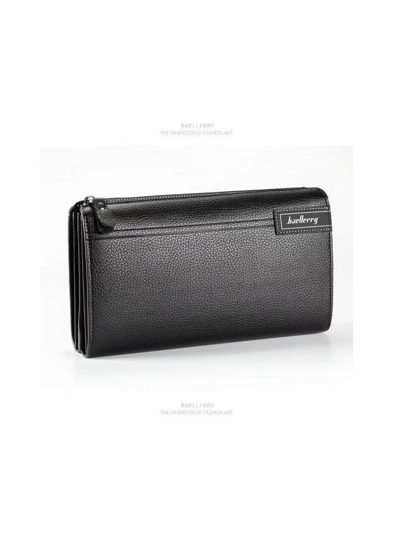 baellerry محفظة جلدية سوداء - Image 3