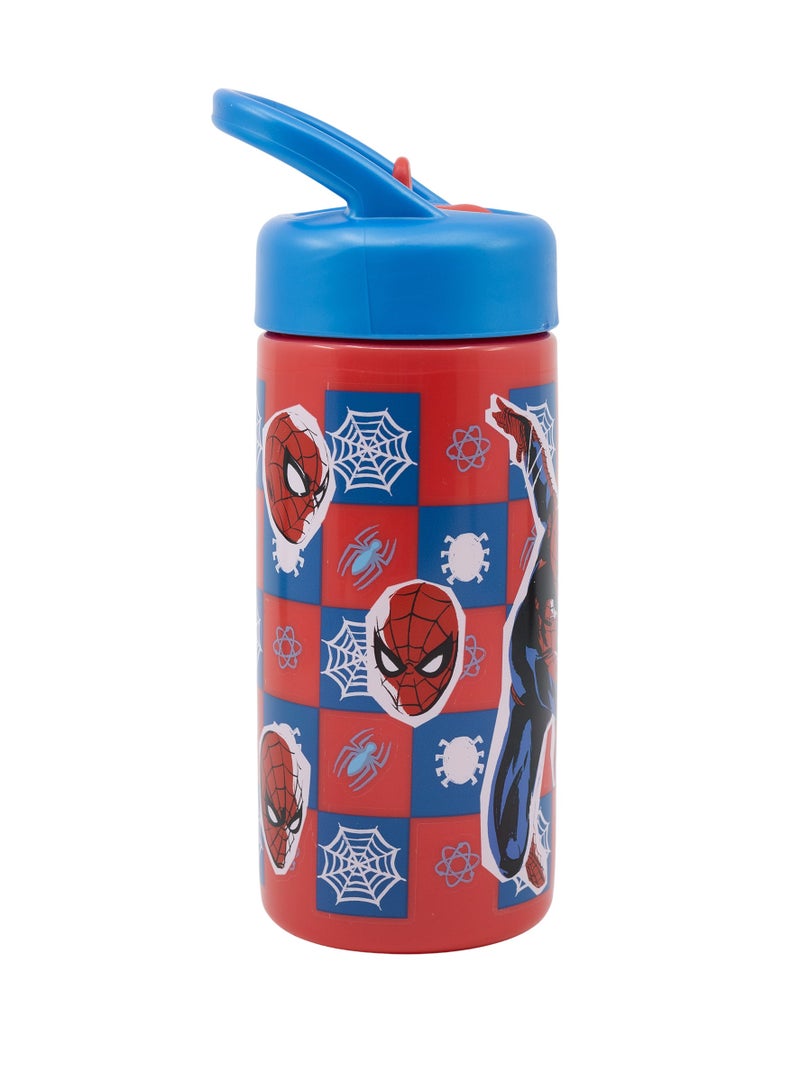 STOR PLAYGROUND SIPPER BOTTLE 410 ML SPIDERMAN ARACHNID GRID - Image 1