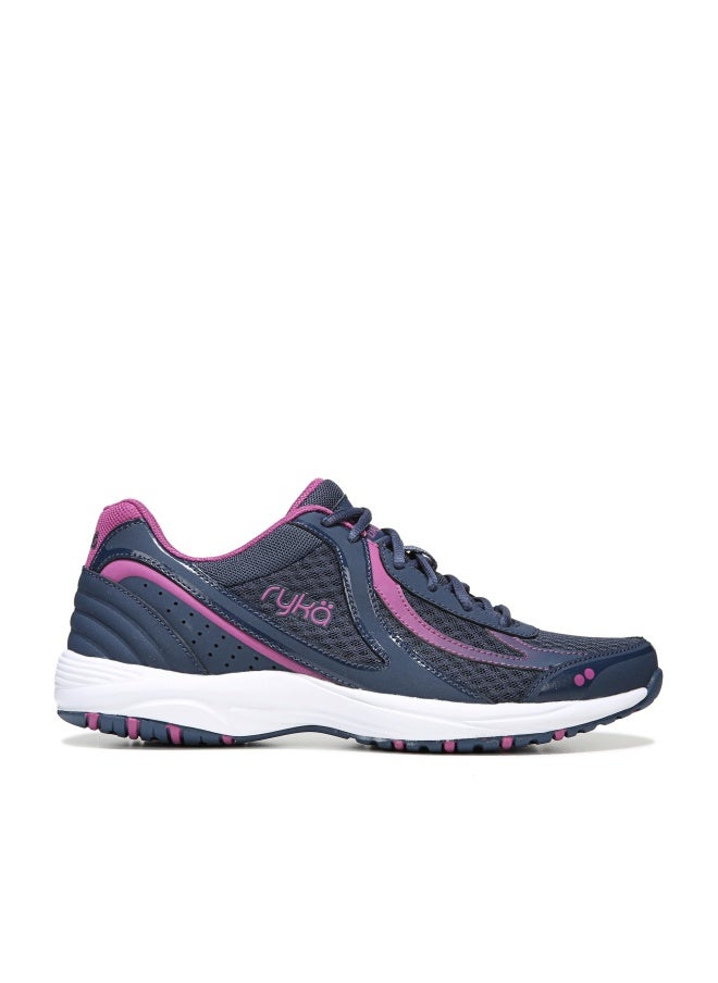 Ryka Women's Dash 3 Walking Shoe, Navy/Pink, 7.5 - Image 1