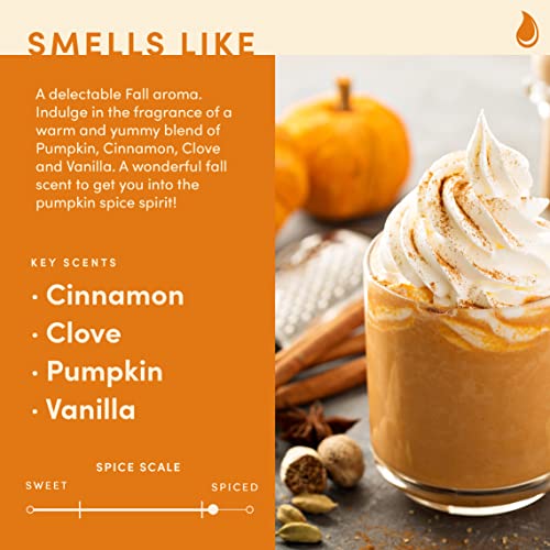 Wax & Wit Pumpkin Spice Fall Candles for Home Scented – Vanilla, Pumpkin, Cinnamon, Clove – Perfect Home Décor Gifts for Autumn, Holiday, Christmas, Winter - 9oz, Soy Wax, 50 Hour Burn - Image 2
