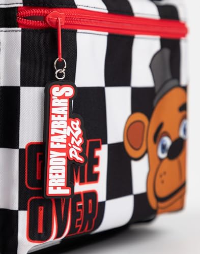 Five Nights at Freddy's Backpack | Black Rucksack with Adjustable Straps | Practical & Organised Luggage Sports School Bag For Girls & Boys | FNAF Game Series Movie Merchandise Gifts for Kids & Teens - Image 5