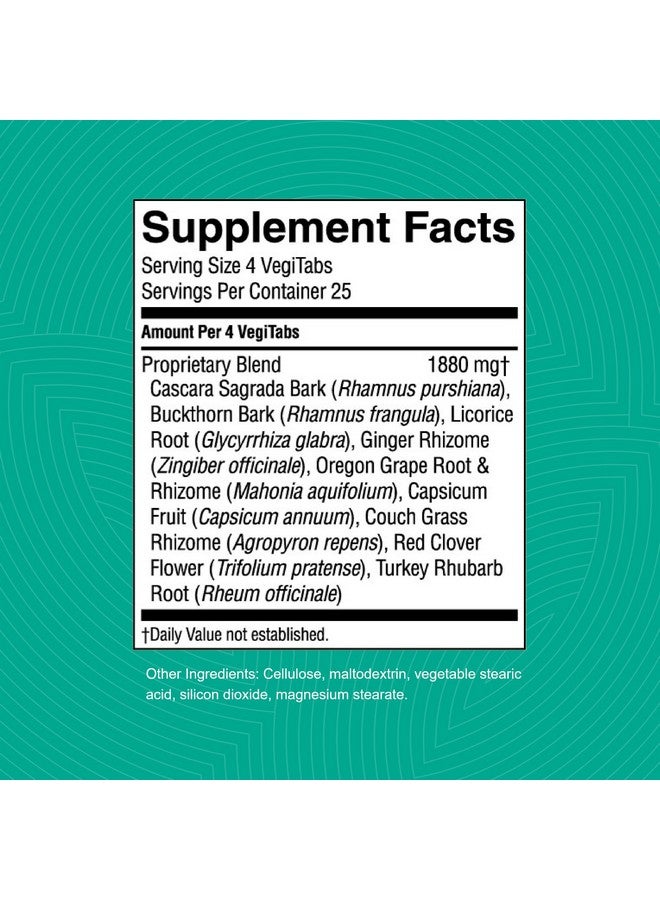 Nature's Sunshine Lower Bowel Stimulator - Helps Relieve Constipation - Cleanse & Detox Your Colon with Natural Herbal Ingredients - 25 Servings - 100 Vegitabs - Image 2