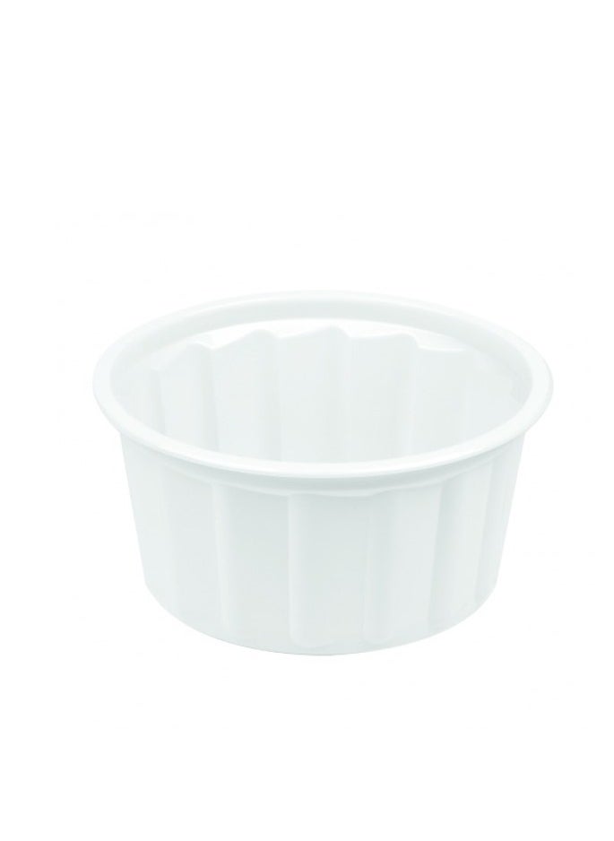 Generic ROUND CONTAINER 350 ML 116 DIA MODEL white 50 pc  - Image 1
