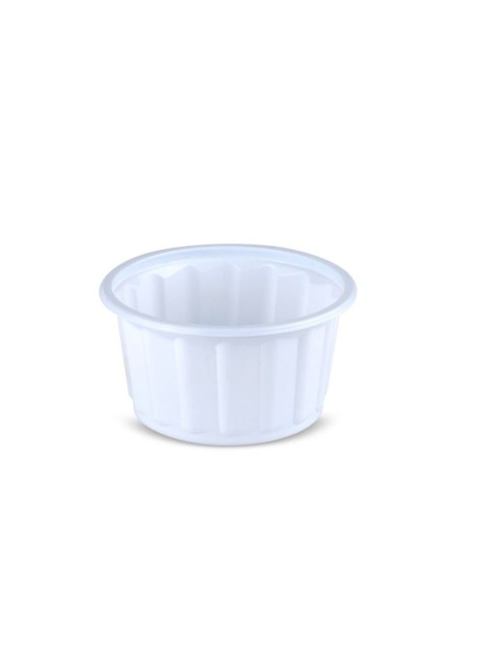 Generic ROUND CONTAINER 350 ML 116 DIA MODEL white 50 pc  - Image 2