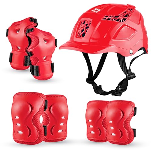 JASPO Neo Kids Protective Gear Set | SX-4 | Knee Pads, Elbow Pads & Wrist Guards for Skating, Cycling & Skateboarding (Medium Size) - Image 1