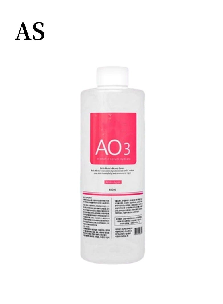 AS1 SA2 AO3 Aqua Peeling Solution Premium Salon Professional Dermabrasion Serum for Small Bubble Skin Care Facial Mask Machine (AO3, 400ml) - Image 1