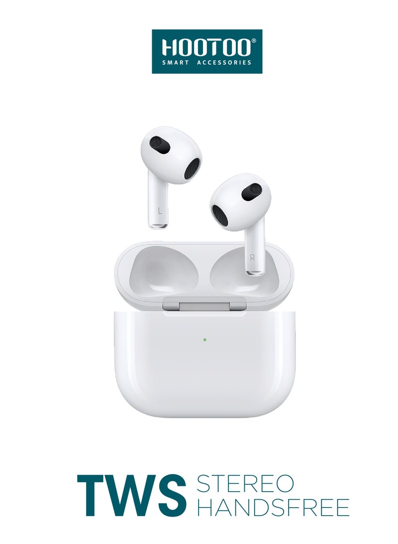 HooToo Airbuds lite with Lightning MagSafe Charging Case with wireless charging White from Hootoo.  - Image 2