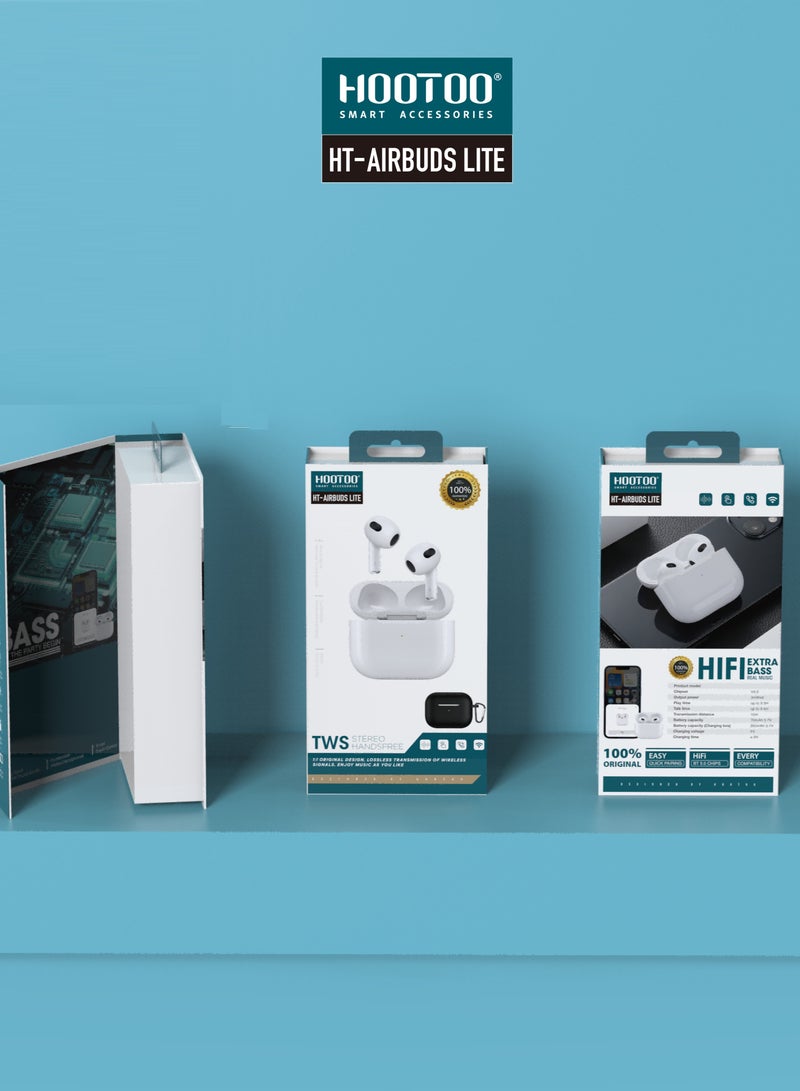 HooToo Airbuds lite with Lightning MagSafe Charging Case with wireless charging White from Hootoo.  - Image 5