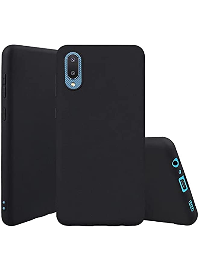 vesus Case for Samsung Galaxy A02 / M02 Case Cover Black Slim Fit for Soft TPU Back Cover Flexible Silicone Cover Matte Black for Samsung Galaxy A02 / M02