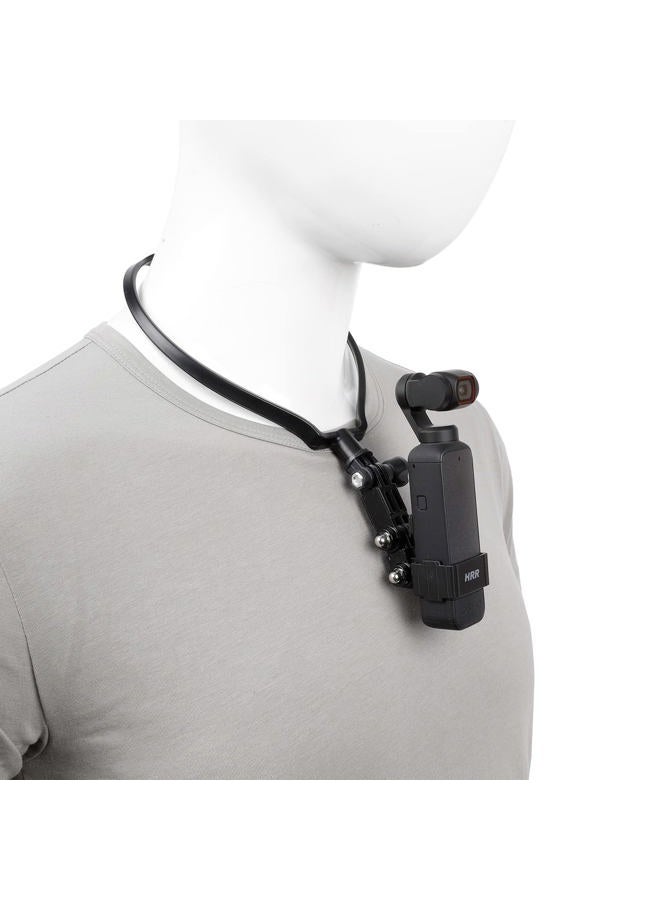 PELLKING Neck Mount Holder Compatible with DJI Pocket 2 and DJI Osmo Pocket 1, with Frame Extension Arm POV Chest Holder Acceeories for First-View Shooting - Image 2