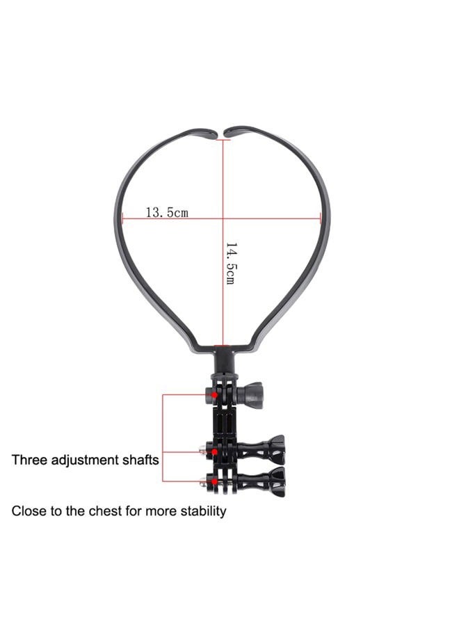PELLKING Neck Mount Holder Compatible with DJI Pocket 2 and DJI Osmo Pocket 1, with Frame Extension Arm POV Chest Holder Acceeories for First-View Shooting - Image 5