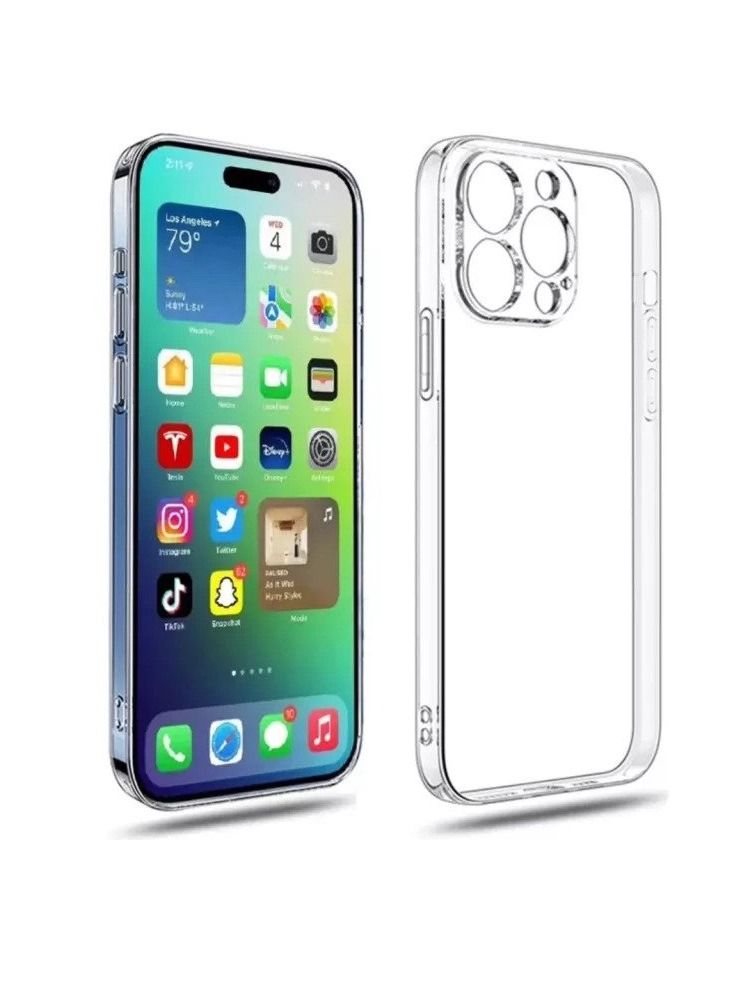 MOCOM Transparent Protective Case Cover for Apple iPhone 14 Pro Max  - Clear - Image 1