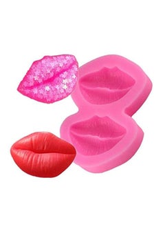 Y&D Lips Silicone Mold,3D Cake Topper Decoration for Creative DIY Baking Bakeware Tray Romantic or Birthday Party, Chocolate Candy Jelly Fondant Gum, Candle Soap Clay Artwork  - Image 1
