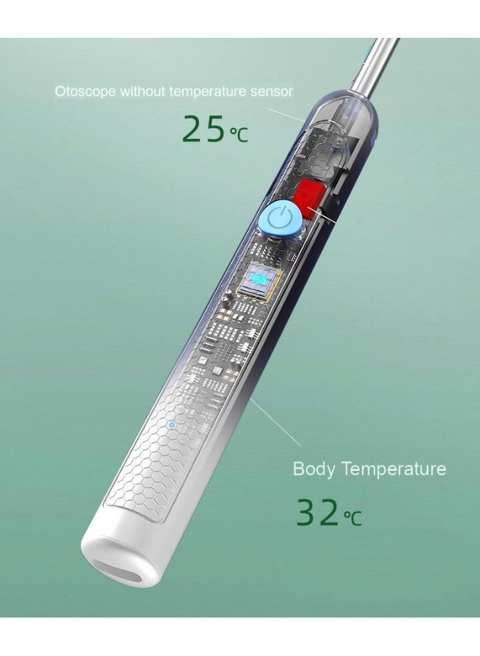 HD WiFi Smart Visual Ear Cleaner with 2000W Camera | Wireless Otoscope with 6-Axis Gyroscope, 6 LED Lights, Waterproof, Soft Silicone Tip – Ear Wax Removal Tool for Adults & Kids - Image 3