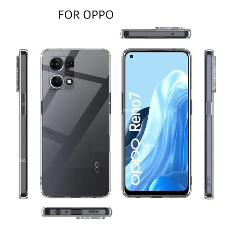 REALCASE Silicone Crystal Clear Back Cover Case For Oppo F21 Pro 4G / F21S Pro 4G | 360 Degree Protection | Transparent Back Cover Case For Oppo F21 Pro 4G / F21S Pro 4G - Image 4
