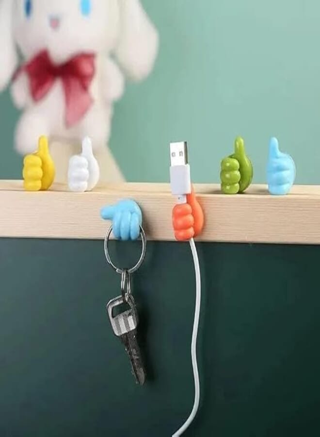 Rana Store New Multi Color Wire Organizer - 10 Pieces - Multi Color