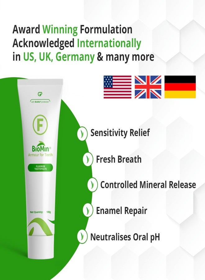 Biomin F Sensitivity Toothpaste 100g | Clinically Proven Long-Lasting Relief from Tooth Sensitivity | Enamel Repair with Bioactive Technology | Internationally Recommended - Image 3