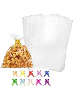 100Pcs Clear Cellophane Treat Bags With Twist Ties Self Adhesive Cookie Bags Packing Supplies For Party Favor Candy Cookie Popcorn Dessert Bakery - pzsku/Z572897932ECAFB6A16A8Z/45/_/1718350247/ff52339b-df87-4eae-bb7d-a02366593307