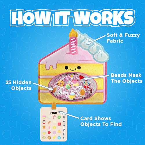 Vango BIZYBOO - The Original Seek & Find Plush - Hidden Object Search Problem Solving Educational Matching Game for Kids 2 and Up (Spike) - Image 5