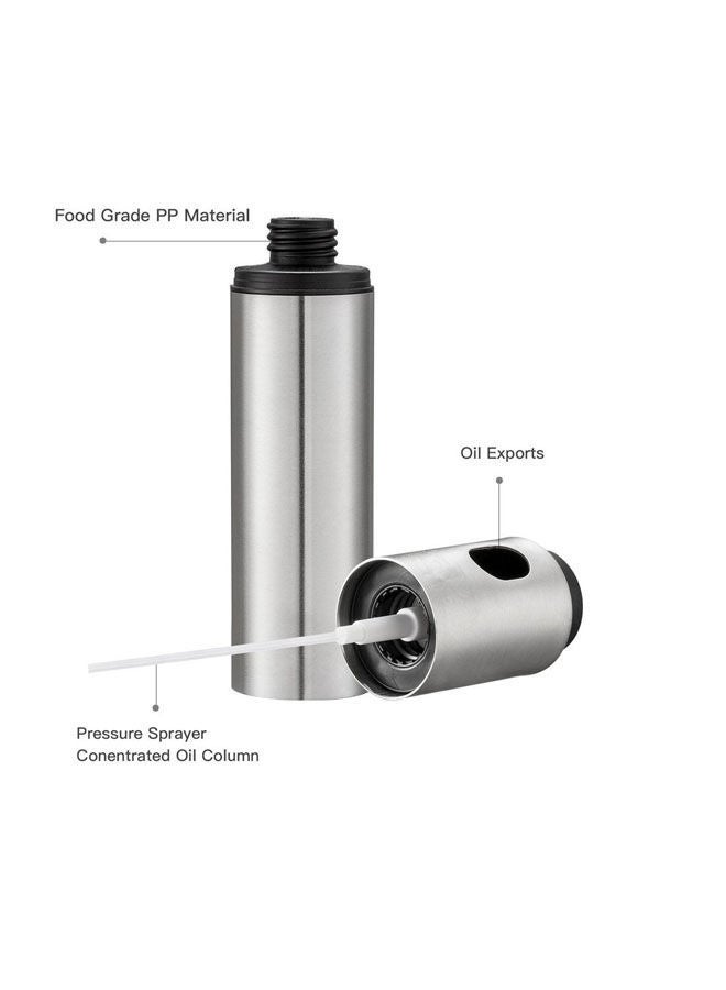 نيبمينينت زجاجة مزودة ببخاخ للزيت أسود/ فضي - Image 2