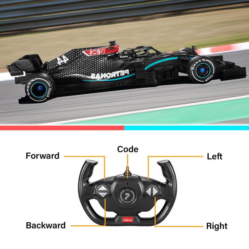Voltz Toys سيارة تحكم عن بعد مرخصة من فولتز تويز 1:12 مرسيدس-بنز F1 W11 - RC للأطفال والبالغين - 2.4GHz RC كهدية (1:12 مرسيدس-بنز F1 W11) - Image 5
