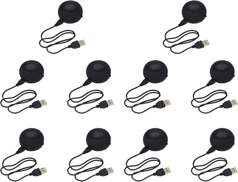 Mini Portable Speaker with Aux Input 3 5mm Jack Rechargeable Travel Speaker Black - Image 1