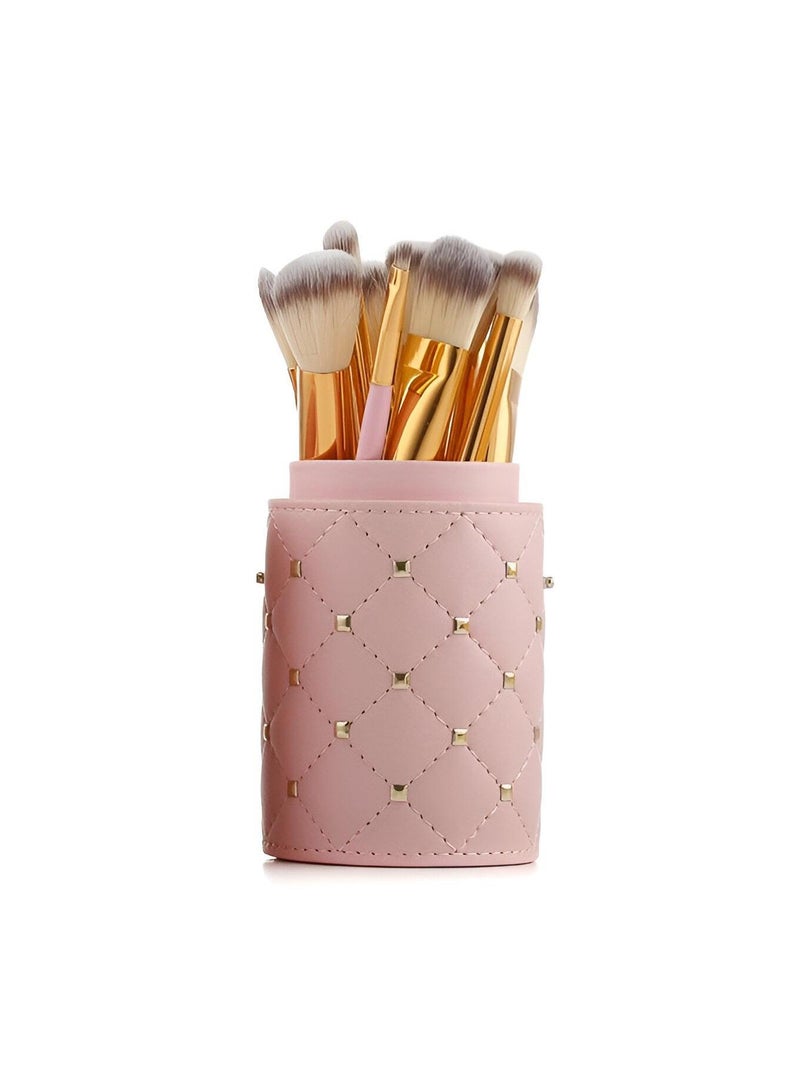 BH Cosmetics Set Makeup Brushes From Bh Cosmatics 12 Brushes-Pink - Image 1