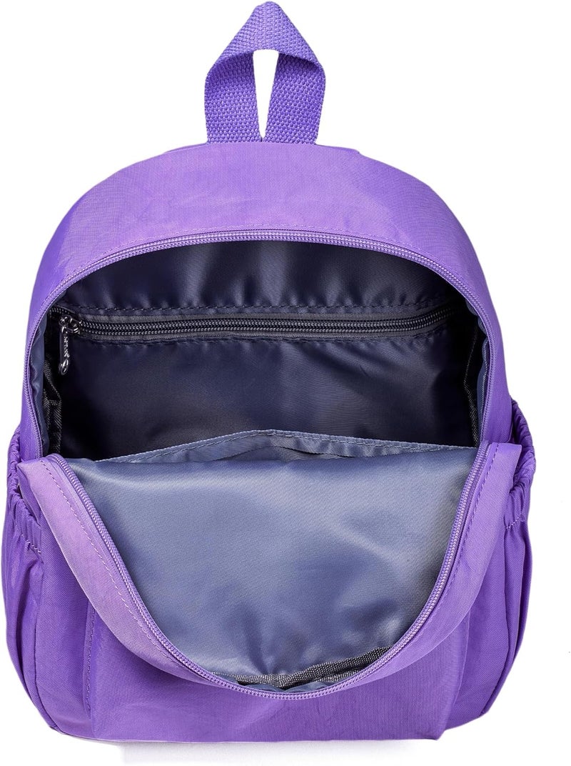 AOTIAN Mini Lightweight 11.8 Inch Backpack Durable Travel Hiking Women and Girls Small Daypack, 7 Liters Light Violet Purple - Image 5