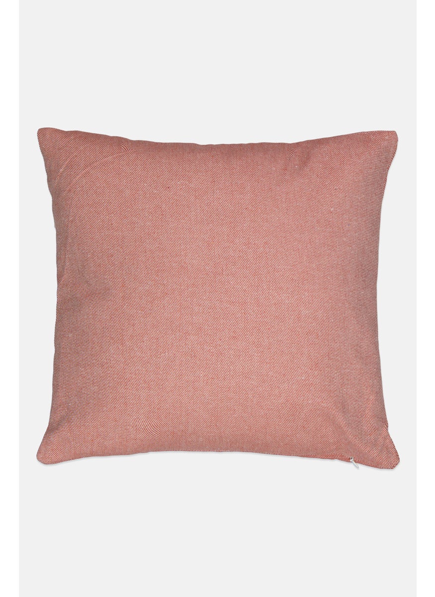 Nanette lepore - Decorative Cotton Graphic Print Cushion 42 x 42 cm, Orange - Image 1