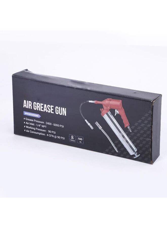 Fully Automatic Heavy Duty Pneumatic Grease Gun, Air-Operated, Variable Speed Trigger, 30 Inch High-Pressure Hose, Combination Filler Coupler/Air Bleeder Valve - Image 3