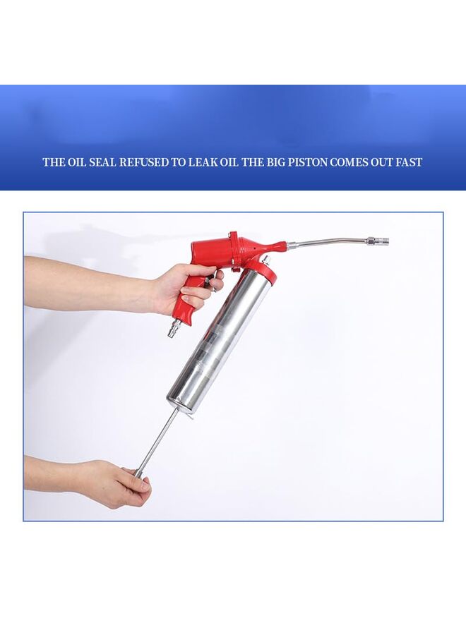 Fully Automatic Heavy Duty Pneumatic Grease Gun, Air-Operated, Variable Speed Trigger, 30 Inch High-Pressure Hose, Combination Filler Coupler/Air Bleeder Valve - Image 4