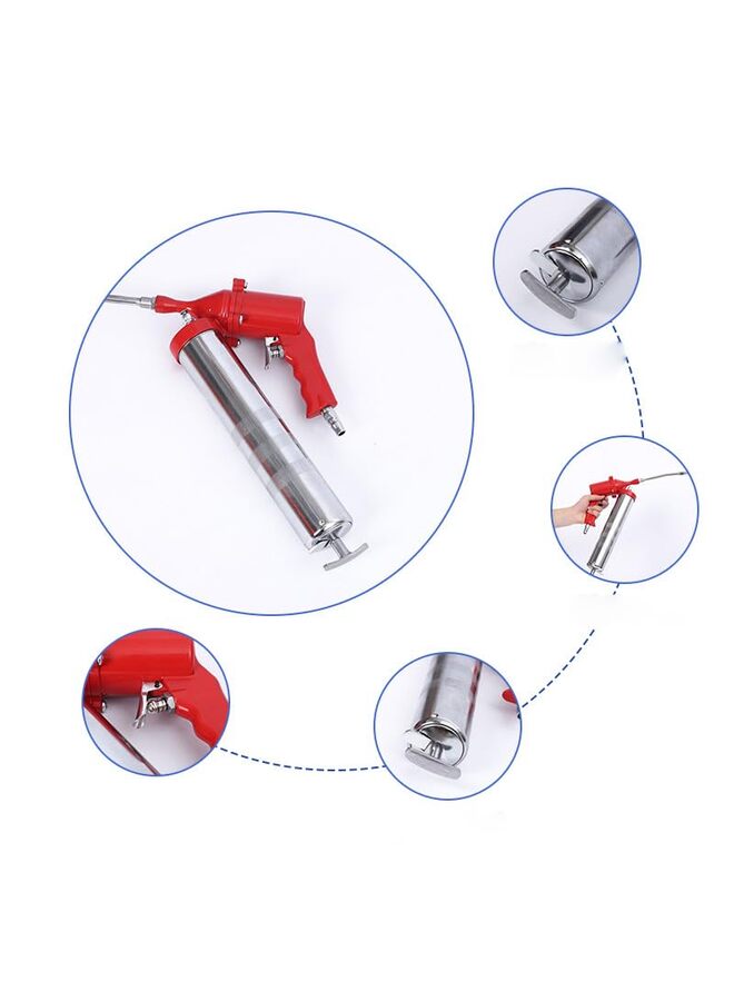 Fully Automatic Heavy Duty Pneumatic Grease Gun, Air-Operated, Variable Speed Trigger, 30 Inch High-Pressure Hose, Combination Filler Coupler/Air Bleeder Valve - Image 2