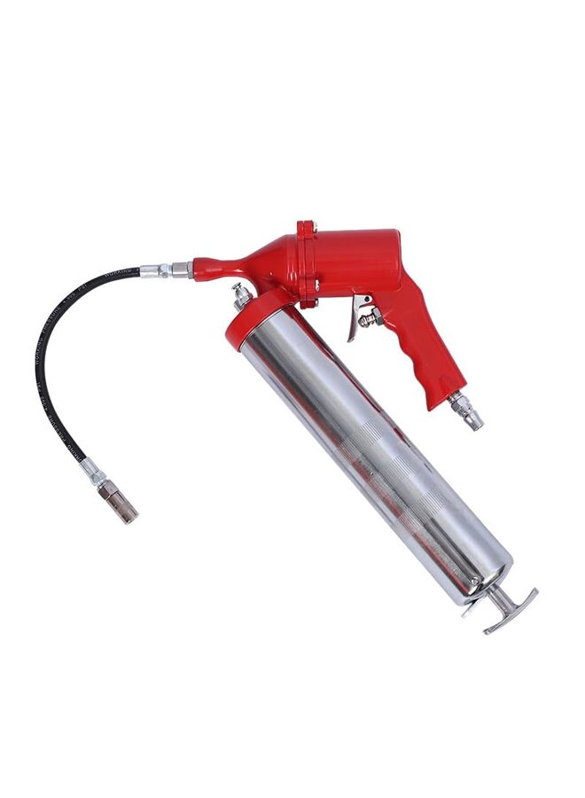 Fully Automatic Heavy Duty Pneumatic Grease Gun, Air-Operated, Variable Speed Trigger, 30 Inch High-Pressure Hose, Combination Filler Coupler/Air Bleeder Valve - Image 1