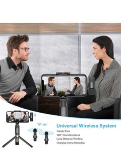 Generic Wireless Microphone for iPhone iPad- Plug-Play Wireless Lavalier Mic with 2 Microphone for Phone Video Recording- Interview- Vlog- Auto Sync and Noise Reduction- 2.4G  - Image 5