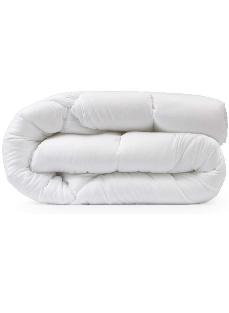 Blueberry - Duvet Insert Quilted Plain Cotton White 150x200cm - Image 1