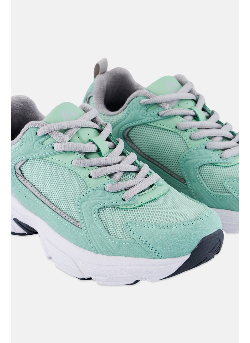 RBX Women Brand Logo Lace Up Outdoor Shoes, Mint Green  - Image 3