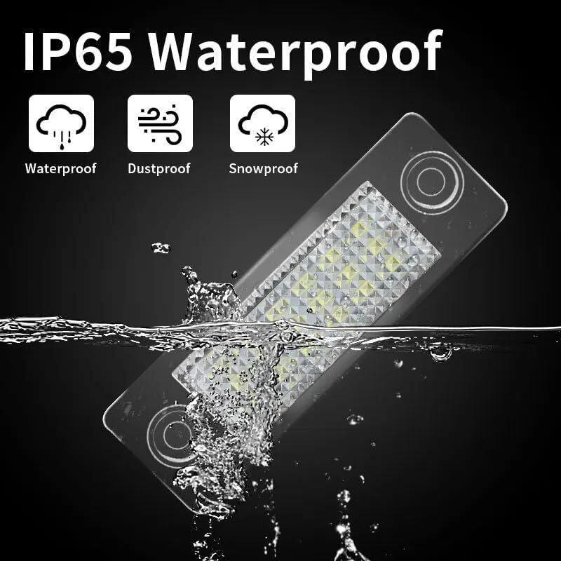 QASULER 2pcs CANbus License Plate Lights - Image 5