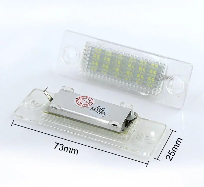 QASULER 2pcs CANbus License Plate Lights - Image 2