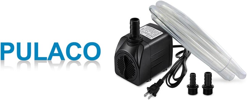 PULACO 400GPH مضخة غاطسة مع أنبوب بطول 5 أقدام، (1500 لتر/ساعة 25 واط) مضخة مياه نافورة متينة لبرك النوافير، أحواض السمك، التماثيل، الزراعة المائية - Image 2