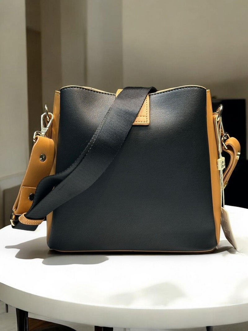 Levidor Special Color Handbag and Shoulder Bag Designed Faux Leather Women's Shoulder Bag 930167.SYHCML  - Image 3