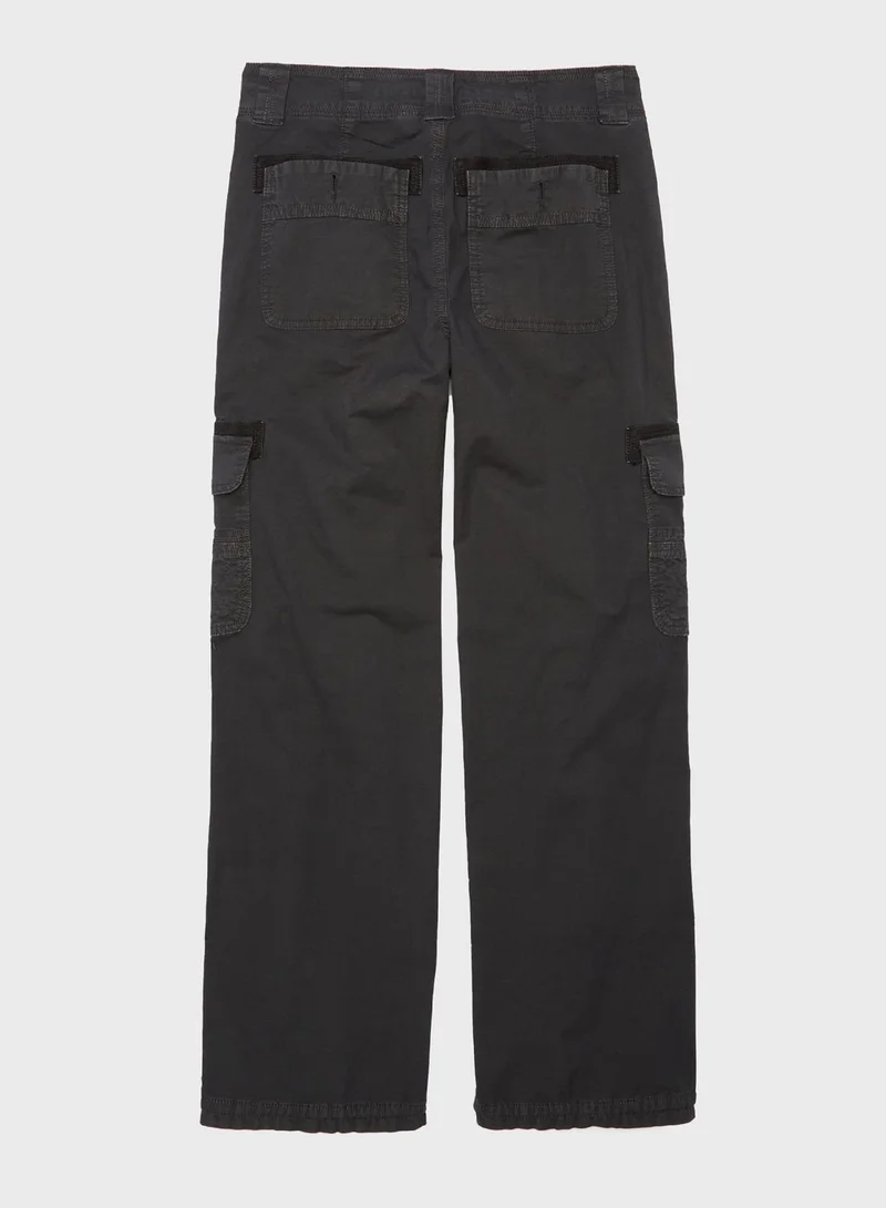 American Eagle High Waist Baggy Cargo Joggers