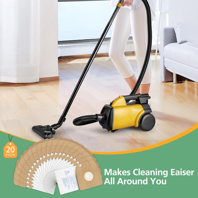 isinlive 20 Pack Style MM Vacuum Bags Compatible with Eureka Style MM Eureka Mighty Mite 3670 and 3680 Series Canister Vacuums, Replaces Part # 60295, 60295A, 60295B 60295C, 60296 & 60297A - Image 4