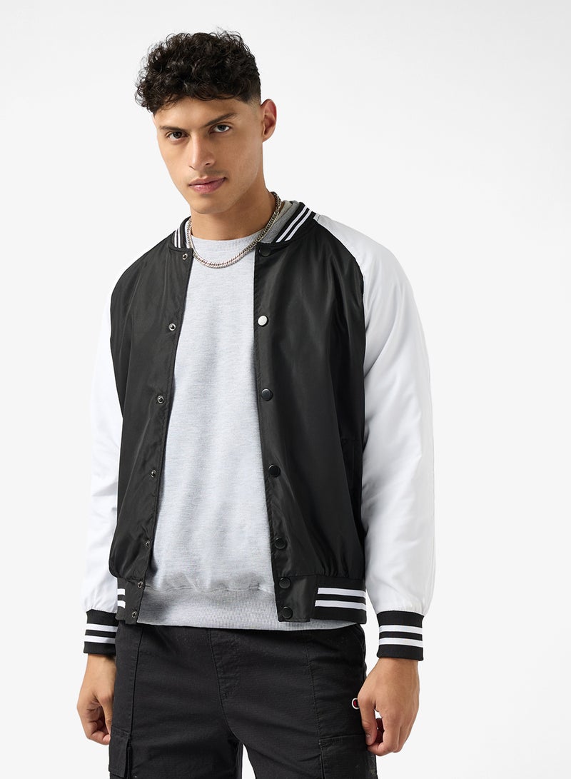 BRAVE SOUL Varsity Bomber Jacket - Image 1