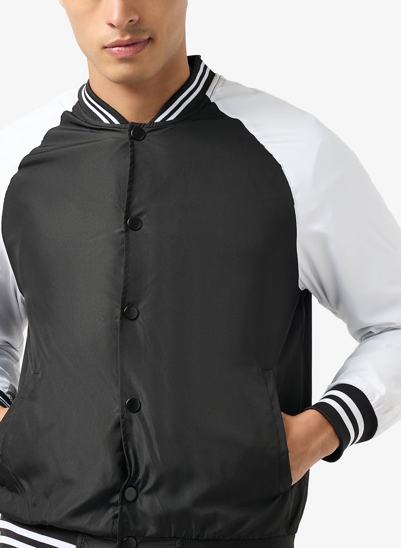 BRAVE SOUL Varsity Bomber Jacket - Image 3